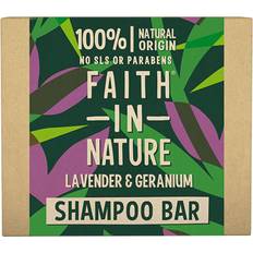 Faith in Nature Hårprodukter Faith in Nature Shampoo Bar Lavender & Geranium 85g