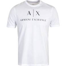 Armani Clothing Armani Lettering & Log T-shirt - White