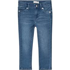 Elastan T-Shirts Levi's Kid's 711 Skinny Jeans - Blue (865220010)