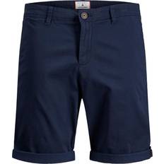 Jack & Jones Clothing Jack & Jones Bowie Solid Chino Shorts - Blue/Navy Blazer
