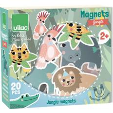 Giraffen Holzfiguren Vilac Magnets Jungle 20pcs