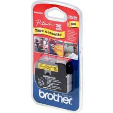 Brother Labelling Tape Cassette Black on Yellow