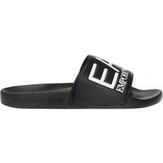 Emporio Armani Slippers & Sandals Emporio Armani EA7 Logo - Black