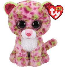 Leoparden Stofftiere TY Beanie Boos Lainey the Pink Leopard 23cm