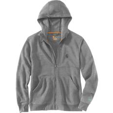 Carhartt full zip hoodie Carhartt Force Delmont Graphic Full Zip Hoodie - Asphalt Heather