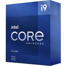 Intel Socket 1200 Prosessorer Intel Core i9 11900KF 3.5GHz Socket 1200 Box without Cooler