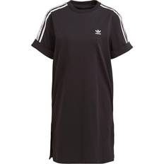 Adidas Damen - T-Shirt-Kleider adidas Adicolor Classics Roll-Up Sleeve Tee Dress - Black