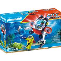 Cities Play Set Playmobil Environmental Expedition with Dive Boat 70142
