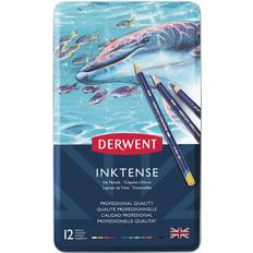 Watercolor Pencils Derwent Inktense Water Colored Pencils 12-pack