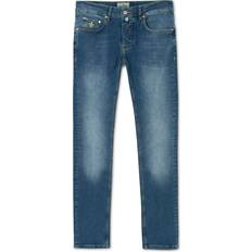 Morris Bukser & Shorts Morris Steve Satin Jeans - Semi Dark Wash