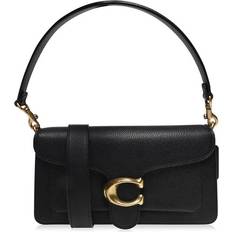 Coach Shoulder Bag Tabby 26 Brass/Dark Stone in Leather with Gold