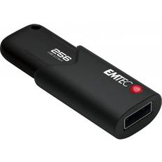 256 GB - USB 3.2 (Gen 2) Minnepenner Emtec USB 3.2 Gen 2 B120 Click Secure 256GB