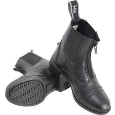 Hy York Synthetic Combi Leather Zip Jodhpur Boots