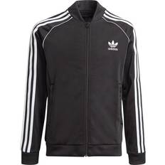 Adidas Treningsklær Collegegensere adidas Junior Adicolor SST Track Jacket - Black/White (GN8451)