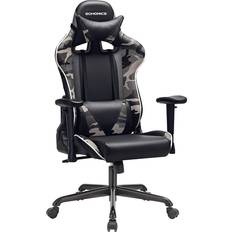 Justerbar setehøyde Gaming stoler Nancy HomeStore High Backrest Gaming Chair - Black/Grey Camo