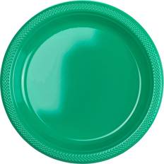 Amscan Plates Festive Green 20-pack