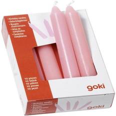 Goki Bursdagstog Goki Birthday Train Candles Pink 10-pack