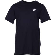 Girls T-shirts Children's Clothing Nike Older Kid's Sportswear T-shirt - Black/White (AR5254-010)