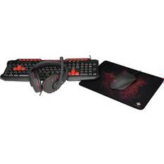 Deltaco Headsets og ørepropper Deltaco Gaming- Keyboard, mouse, headset and mouse pad - Black