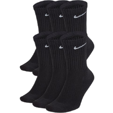 Best i test Sokker Nike Everyday Cushioned Training Crew Socks 6-pack - Black/White