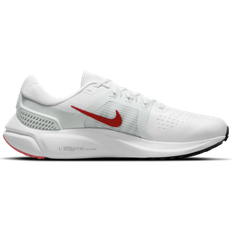 Nike Unisex Løpesko Nike Air Zoom Vomero 15 M - White/Pure Platinum/Wolf Grey/Chile Red