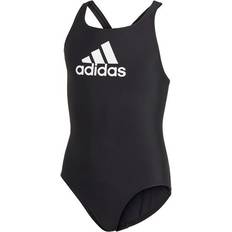 adidas Girl's Badge of Sport Swimsuit - Black/White (GN5892)