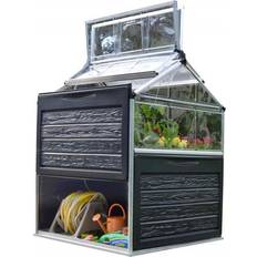 Små drivhus Palram Small Greenhouse with Storage Aluminium Polykarbonat
