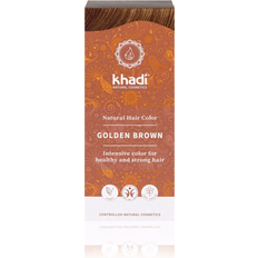 Brun Hennafarger Khadi Natural Hair Color Golden Brown 100g