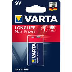 9V (6LR61) Batterien & Akkus Varta Longlife Max Power 9V