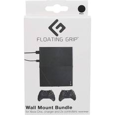 Spillkontroll - og konsollstativer på salg Floating Grip Xbox One Console and Controllers Wall Mount Bundle - Black