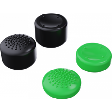 Piranha Xbox Silicone Thumb Grips 4 Pack - Black/Green