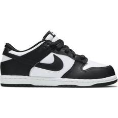 Lace Up Children's Shoes Nike Dunk Low PS - White/Black