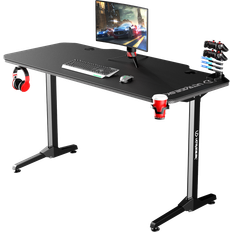 Ultradesk Frag Gaming Desk - Black, 1400x660x760mm
