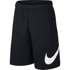 Nike Men Pants & Shorts Nike Sportswear Club Men's Graphic Shorts - Black/White