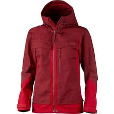 Lundhags Authentic Stretch Hybrid Hiking Jacket Women - Red/Dark Red