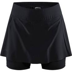 Elastan / Lycra / Spandex Skjørt Craft Sportswear Pro Hypervent 2 in 1 Skirt Women - Black
