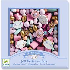 Djeco Kreativitet & hobby Djeco Wooden Rainbow Beads 400pcs