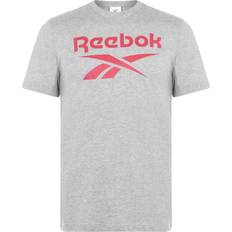 Reebok Graphic Series Stacked T-shirt Men - Medium Grey Heather