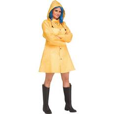 Fun World Regnkappa Maskeraddrakt Costume Yellow