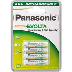 Panasonic AAA (LR03) Batterien & Akkus Panasonic Rechargeable Evolta AAA 800mAh 4-pack