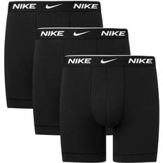Boxershorts - Herren Unterhosen Nike Everyday Cotton Stretch Trunk Boxer 3-pack - Black/White