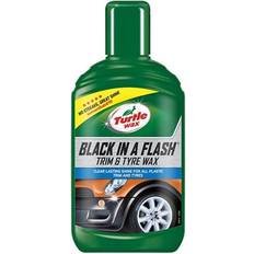 Bilshampoo & Bilvask Turtle Wax Black in a Flash Trim & Tyre Wax 0.3L