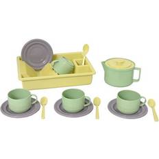 Plasto Rollespill & rollelek Plasto I M Green Coffee Tableware with Dish Rack