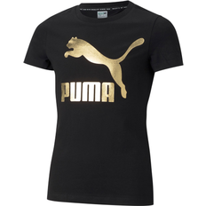 Puma Overdeler Puma Classics Logo Youth Tee - Puma Black (530208-01)