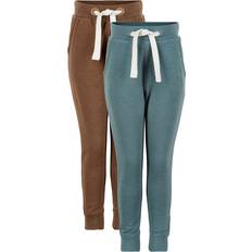 Mehrfarbig Hosen Minymo Basic Sweatpants 2-pack - Toffee (3936 236)