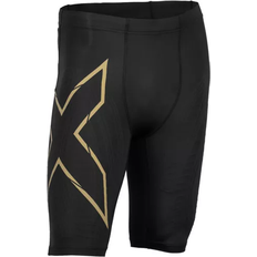 2XU Bekleidung 2XU Light Speed Compression Shorts Men - Black/Gold Reflective