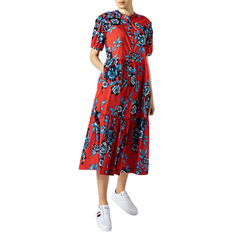 Tommy Hilfiger Floral Print Relaxed Fit Maxi Dress - Hot House Floral/Fireworks
