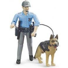 Bruder Actionfiguren Bruder Bworld Policeman with Dog
