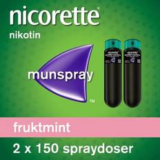 Reseptfrie legemidler Nicorette QuickMist Fruktmint 1mg 2 st 150 doser Munnspray