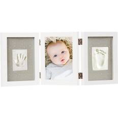 Fotorammer & avtrykk Dooky Happy Hands Baby Print Triple Frame Kit